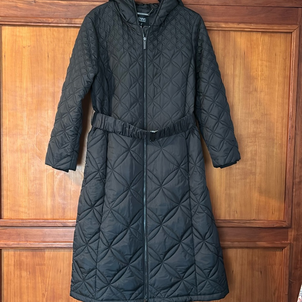 🎈🎈DENNIS by Dennis Basso long puffer hooded coat